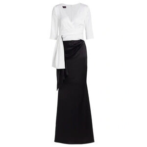 Talbot Runhof Bosworth 10 Black/White Gown BNWT Size 6